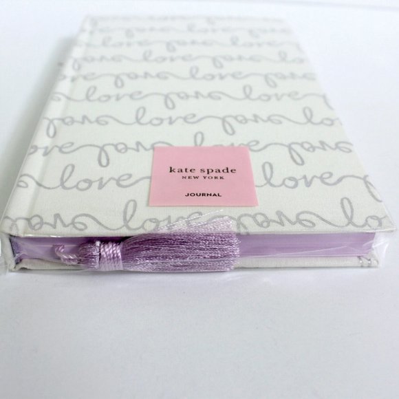 kate spade Love Scripts Bridal Journal Tassel Bookmark - Picture 3 of 6